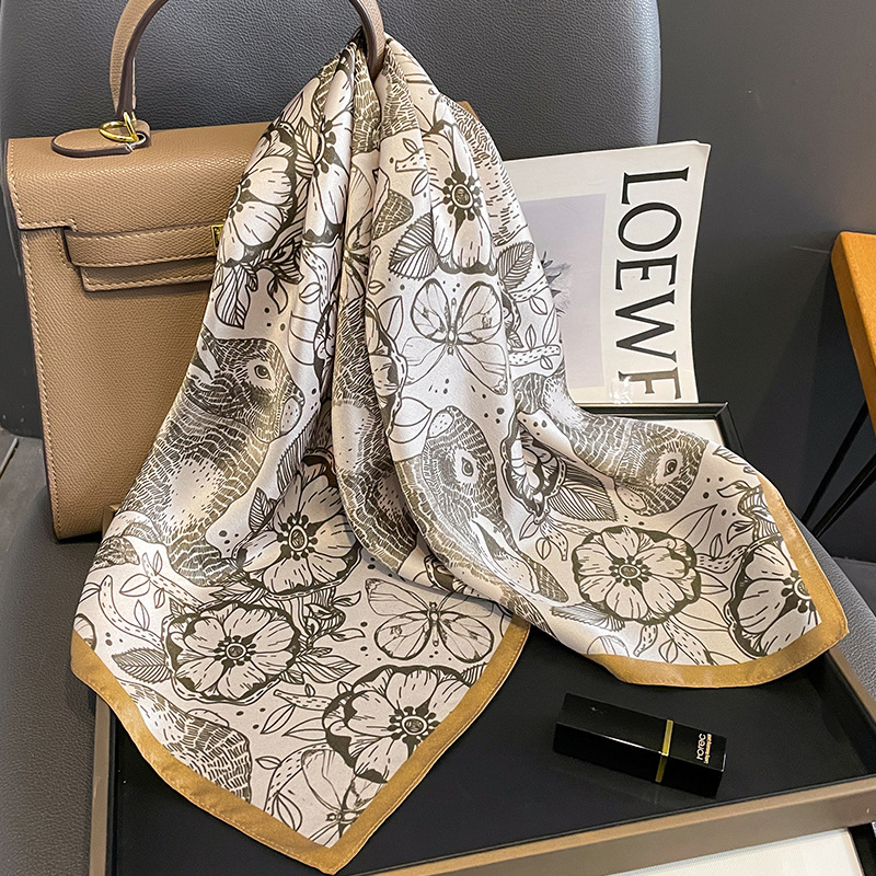 Luxury Skincare Headband - Luxury Brand 100% Real Silk Square