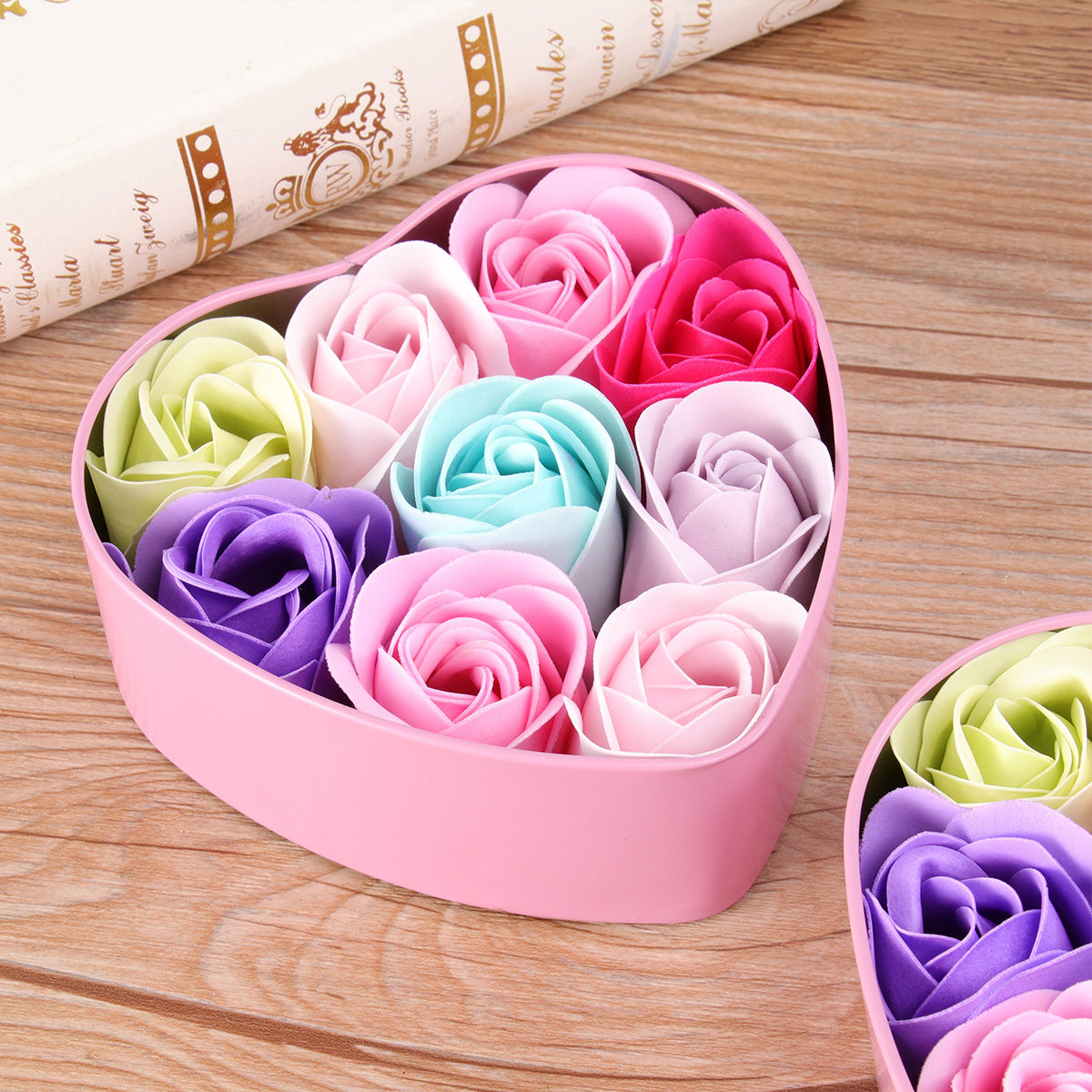 Rose Soap Flower Soap Set in E - Luxury Skincare Gift Box review and price