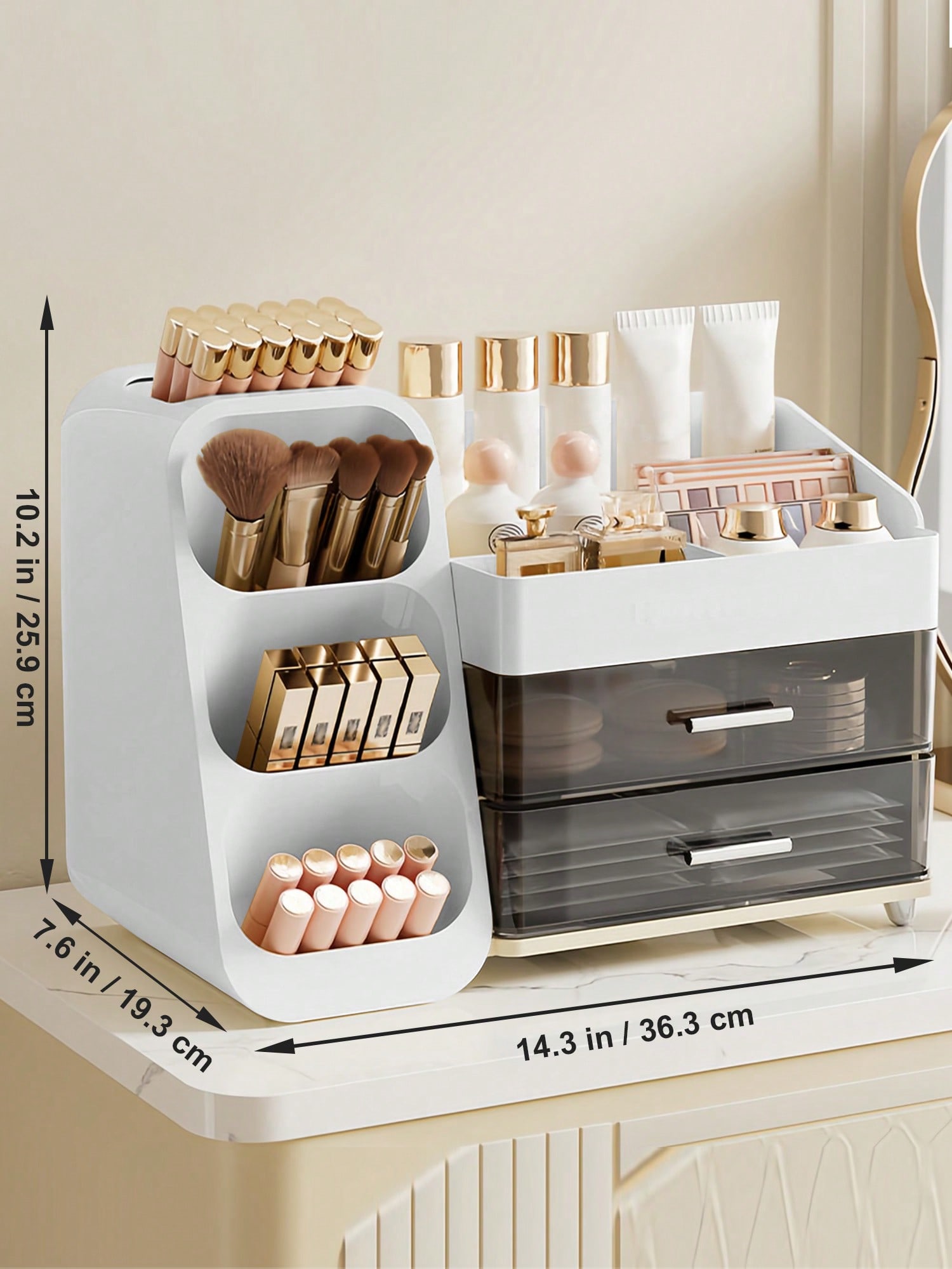 Makeup Organizer Modern Luxury - Luxury Skincare Gift Box review and price