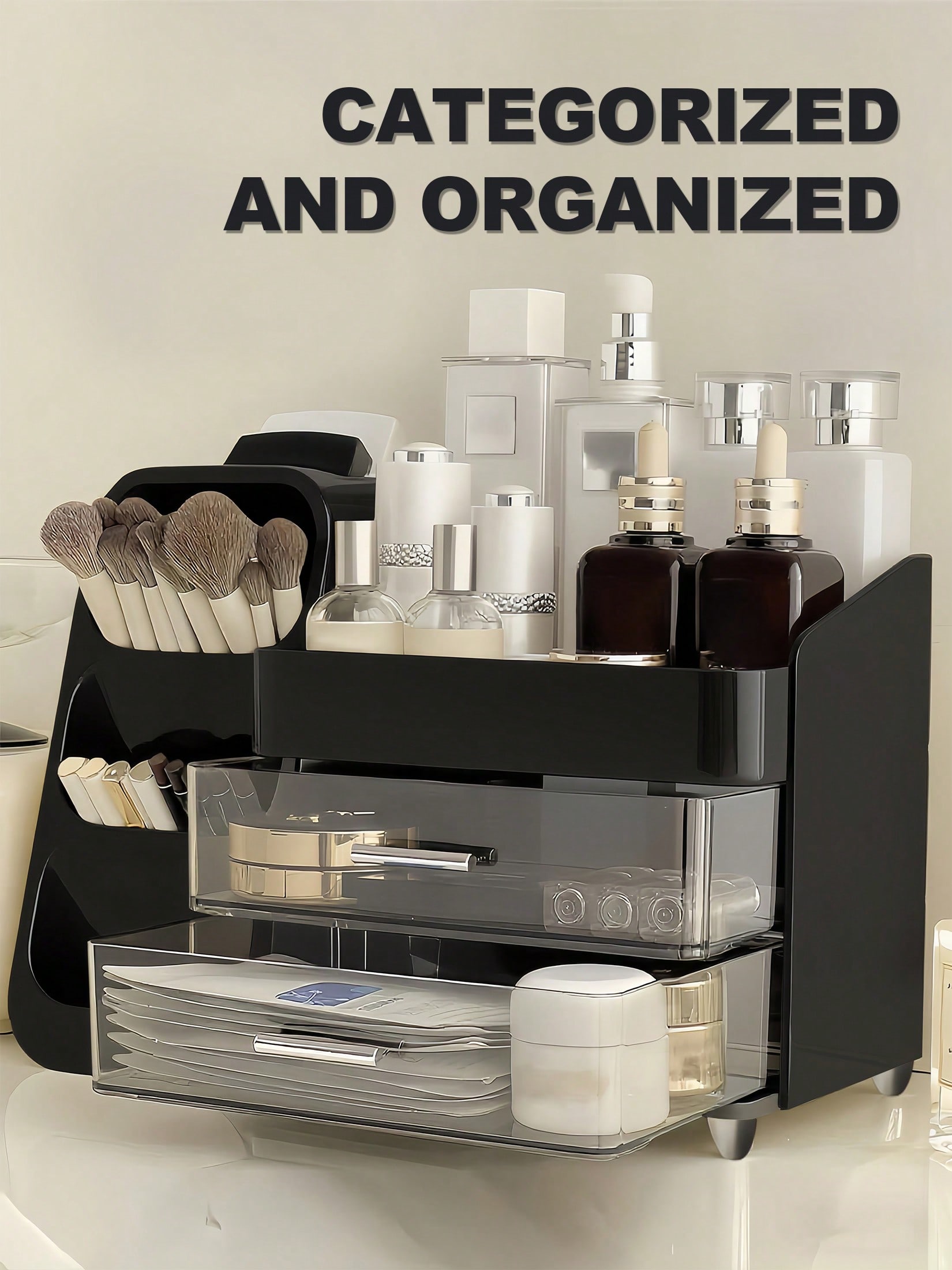 Makeup Organizer Modern Luxury - Luxury Skincare Gift Box review and price