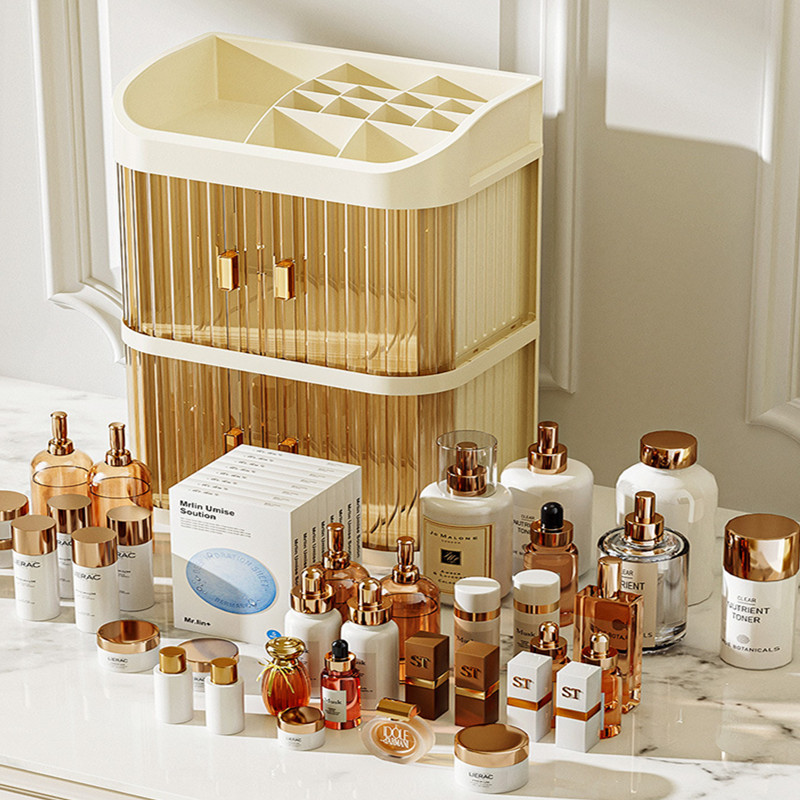 Cosmetics Storage Box Desktop  - Luxury Skincare Gift Box review and price
