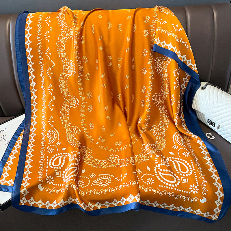 Luxury Brand Silk Scarf Women  - Luxury Skincare Headband review and price