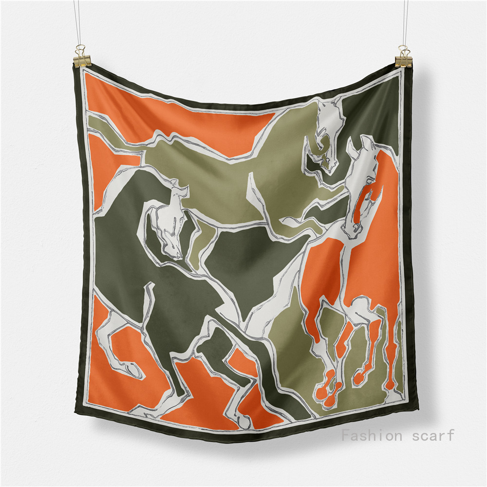 53cm New Fashion Square Scarf  - Luxury Skincare Headband review and price