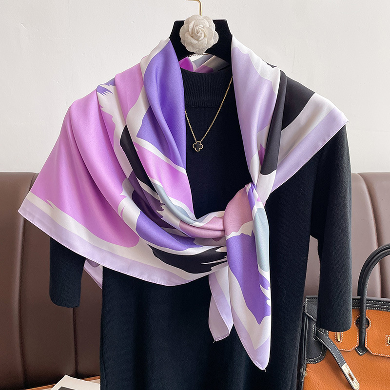 90*90cm Luxury Brand Silk Squa - Luxury Skincare Headband review and price