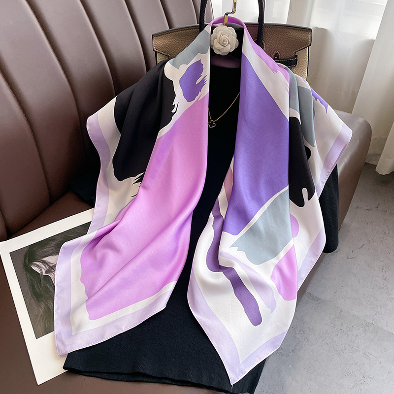 90*90cm Luxury Brand Silk Squa - Luxury Skincare Headband review and price