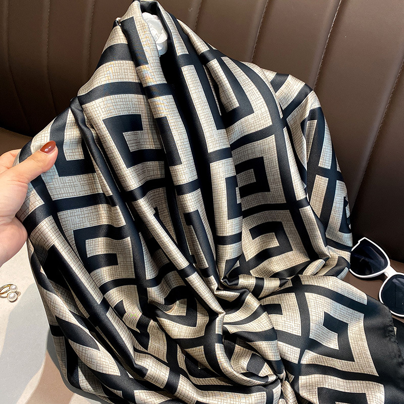 Fashion Print Large Shawl Wrap - Luxury Skincare Headband review and price