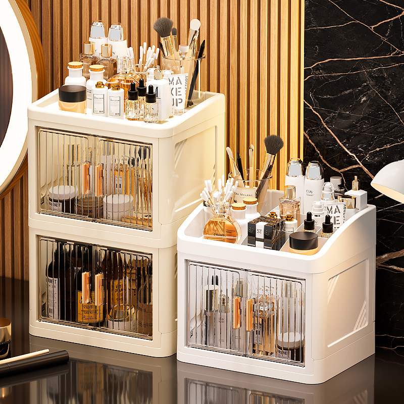 Layered Makeup Storage Cabinet - Luxury Skincare Gift Box review and price