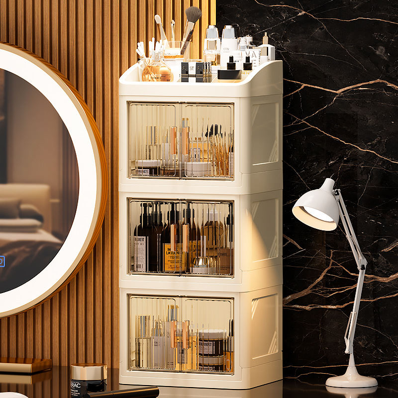 Layered Makeup Storage Cabinet - Luxury Skincare Gift Box review and price