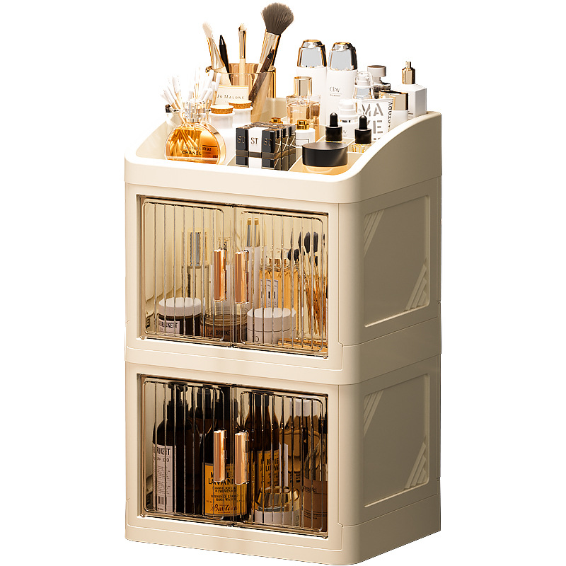 Layered Makeup Storage Cabinet - Luxury Skincare Gift Box review and price